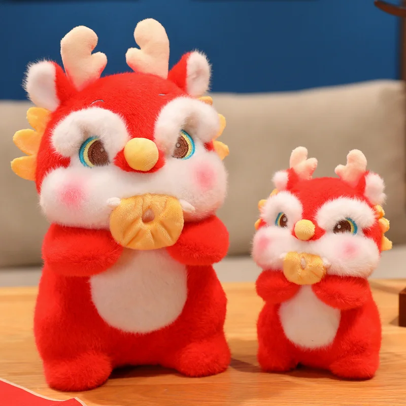 20/30 centimetri Capodanno Lunare Cinese Della Mascotte Cavallo Fortunato di Buon Auspicio Pi Xiu Peluche Peluche Del Fumetto Cavallo Rosso bambola di pezza decorazioni per la casa