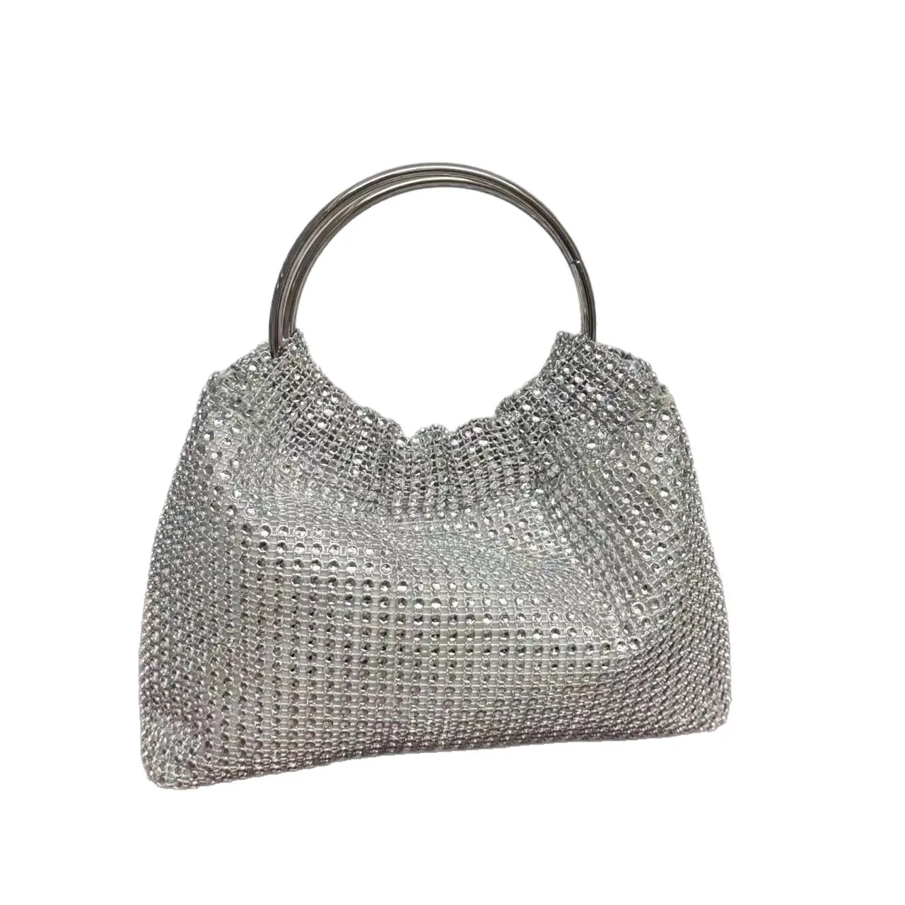 Women's Bag 2026 New Full Diamond Handbag, Small Handbag, Handheld Bag, Evening Bag, Diamond-Encrusted Bag