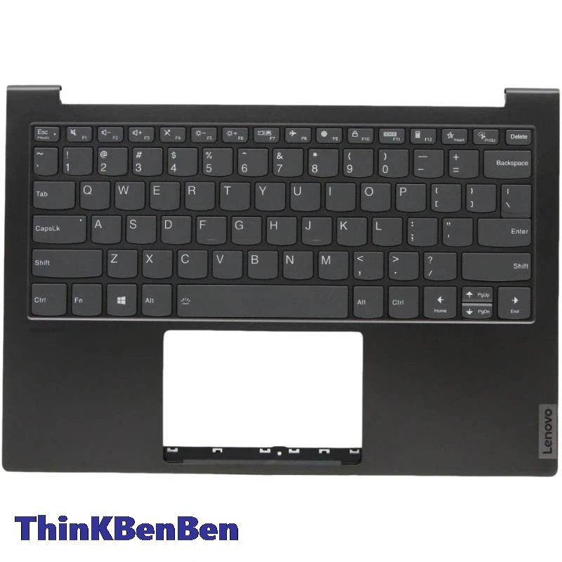 US English Iron Gray Keyboard Upper Case Palmrest Shell Cover For Lenovo Ideapad Yoga Slim 7 13 13ACN05 13ITL05 5CB1C15015