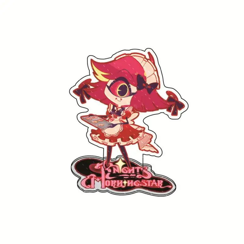 Standee for Acrylic Hazbin Hotel Vox Lucifer Niffty Velvette Anime Cartoon DIY Collection Toys Gift for Friend Birthday Gift