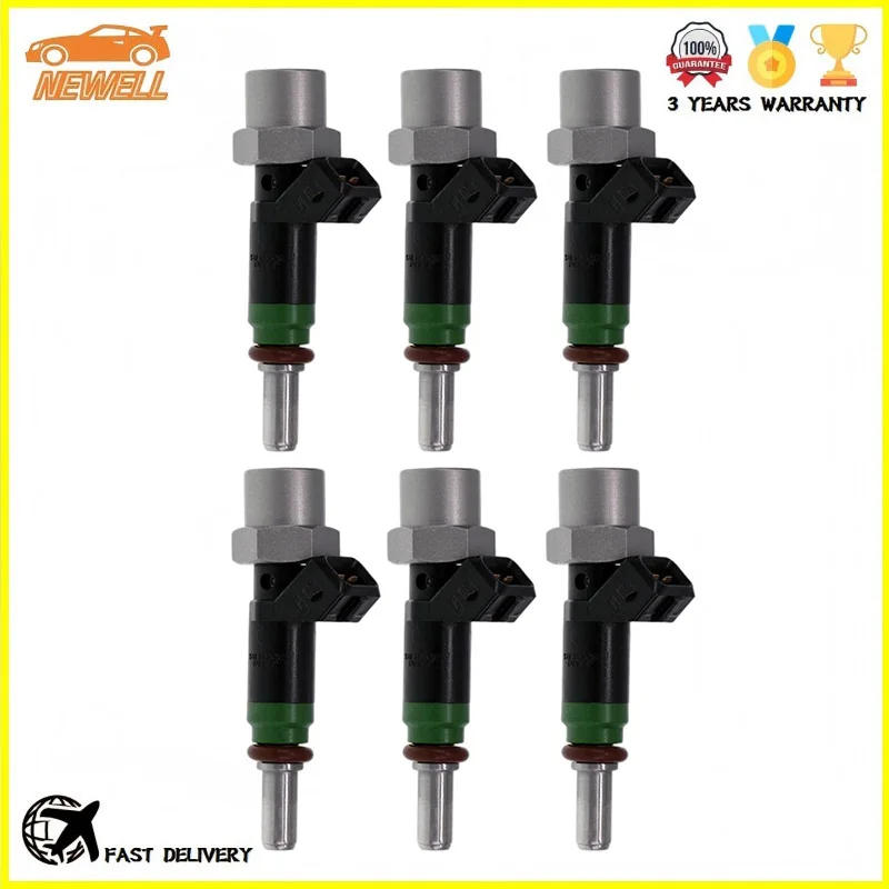 6pcs 7515267 13537515267 85212233 852-12233 Fuel injector For BMW 325Ci 325i 325xi E46 FJ1127 2004-2005 2.5L