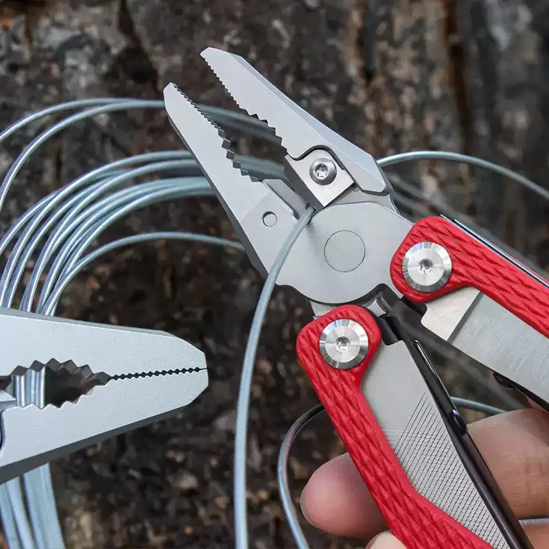 G10 Multifunctional Multi-Tool Plier Outdoor Folding Tool with Knife Scissors Saw Camping Equipment