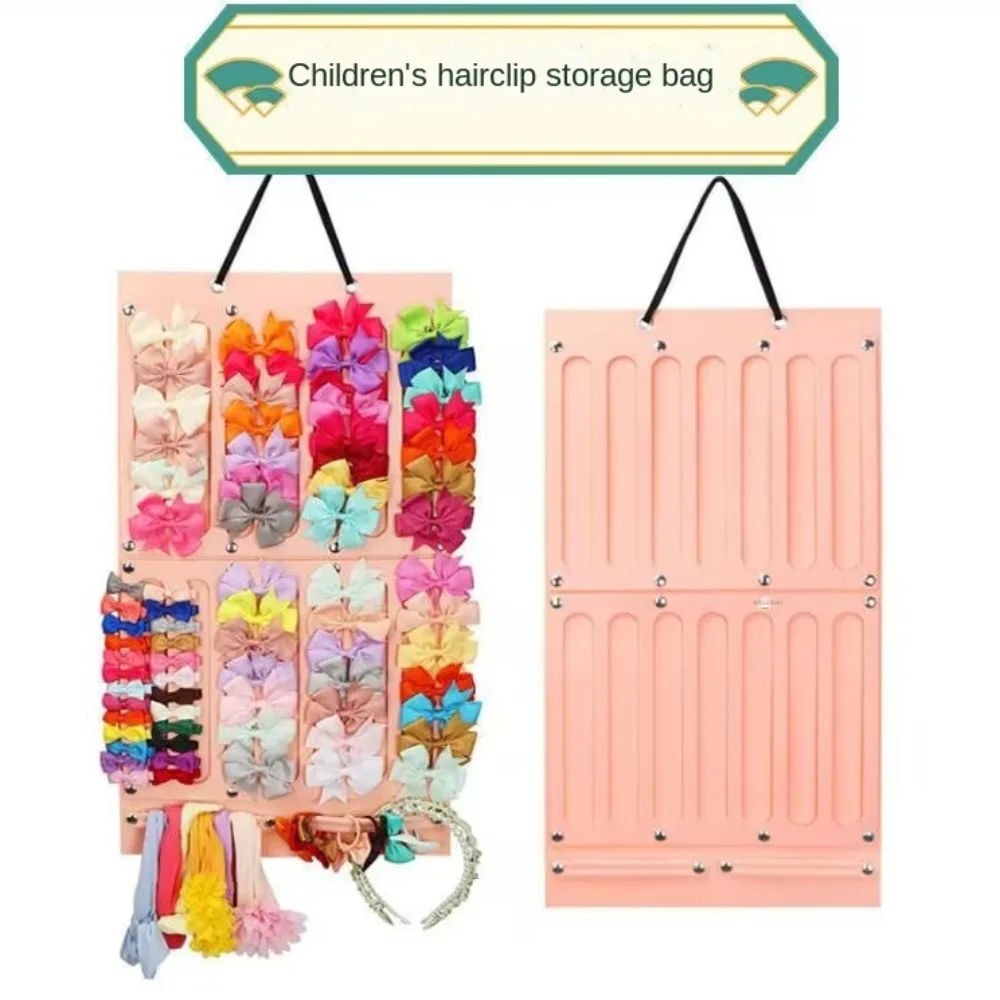 Felt Hair Bows Organizer Large Capacity Wall Hanging Headband Holder Hair Tie Organizer Hairpins Hair Accessories