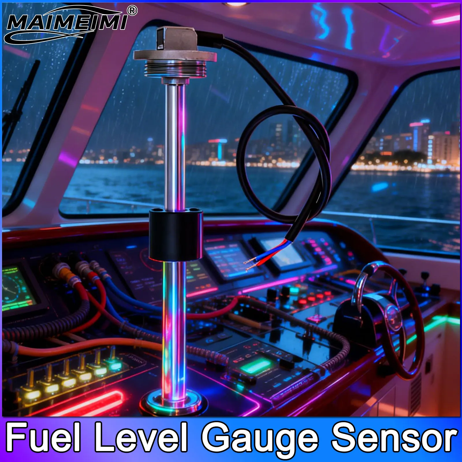 0~190 Ohm Sensor Fuel Level Gauge & Water Level Gauge Sensor 100mm 200mm 250mm 300mm 400mm 500mm 550mm for Boat Car