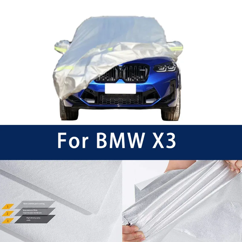 Full car hood dust-proof outdoor indoor UV protection sun protection and scratch resistance For BMW X3M Car Umbrella