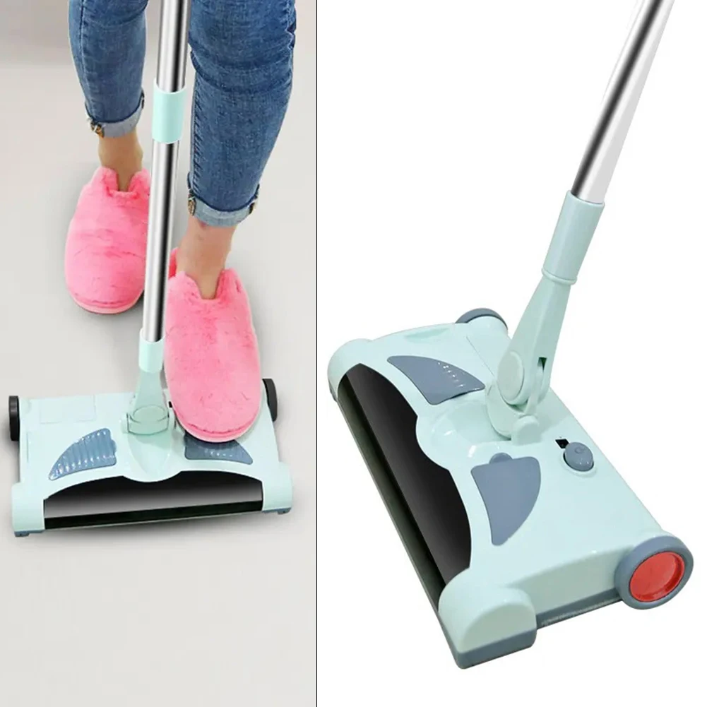 Electric Vacuum Mop Hand Push Carpet Vacuum Cleaner 39x8.5x23cm Mop Household Cleaning Tools Electric Floor For Sweeper Cordless