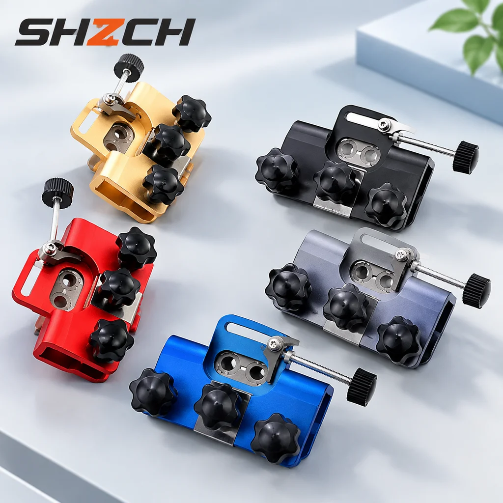 Portable Chainsaw Chain Sharpening Jig Chainsaw Sharpener Kit with 3 Grinding Rods Suit for All Kinds of Chain and Electric Saw