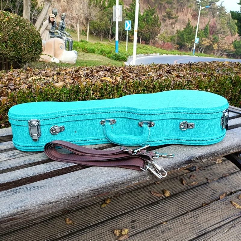 23/26 بوصة القيثارة حمل حقيبة المحمولة القيثارة حقيبة للتخزين المهنية الجلود واقية حقيبة ملحقات الآلات الموسيقية