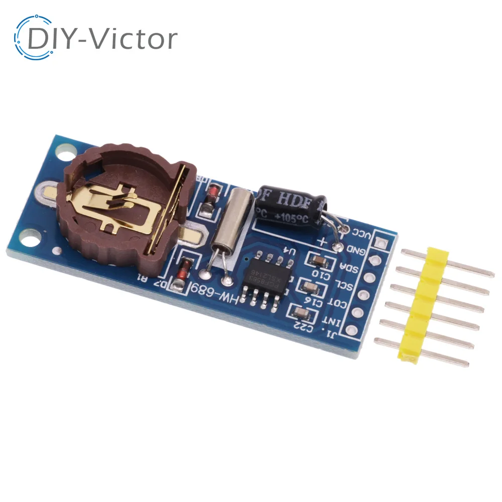 TZT IIC Real Time Clock RTC Module Board PCF8563 PCF8563T 8563 Good than DS3231 AT24C32 (without battery) I2C Interface 3.3V