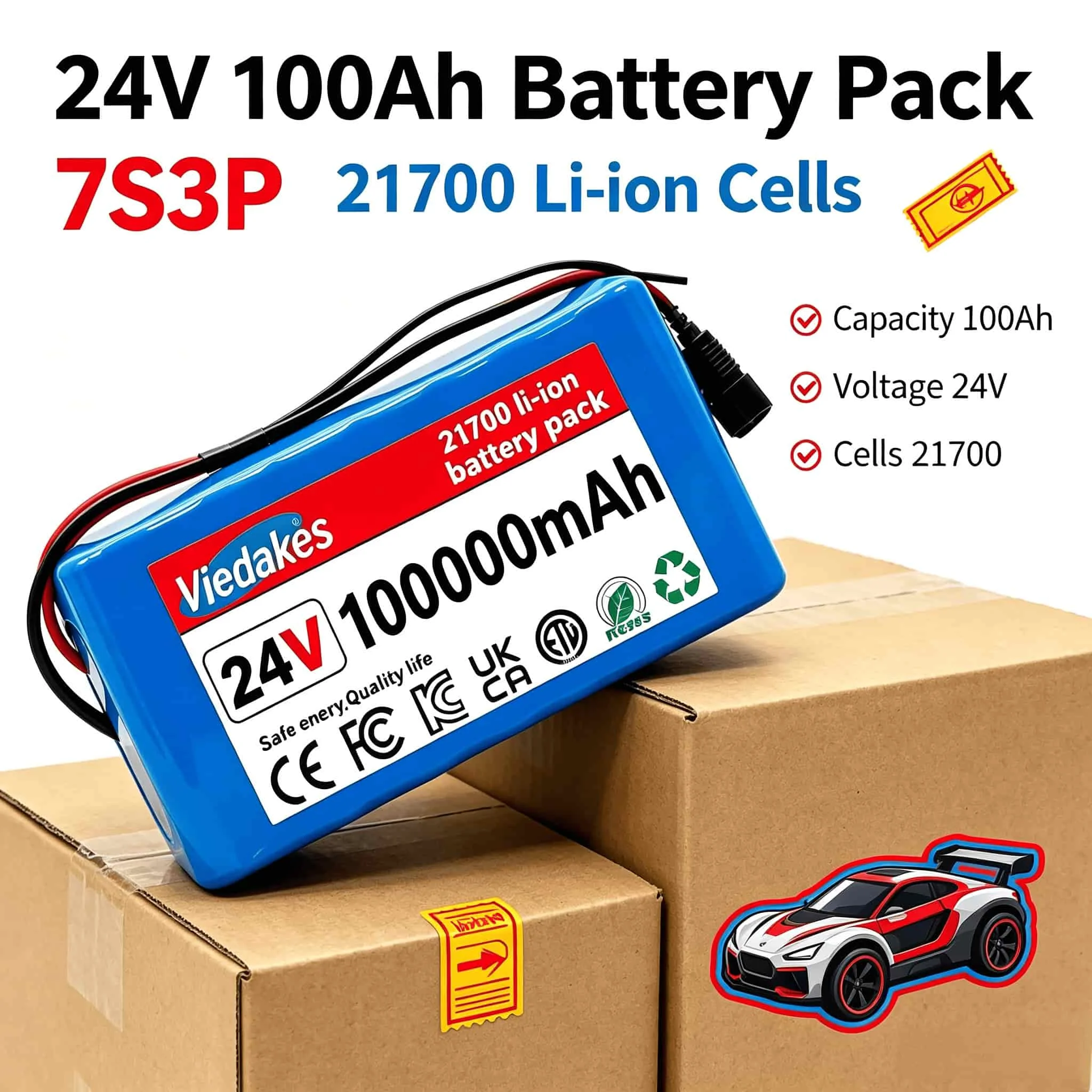 24V 7S3P 30Ah Li‑ion Battery Pack 29.4V Full Voltage For Off‑Grid Solar Storage Electric Wheelchair Replacement Battery