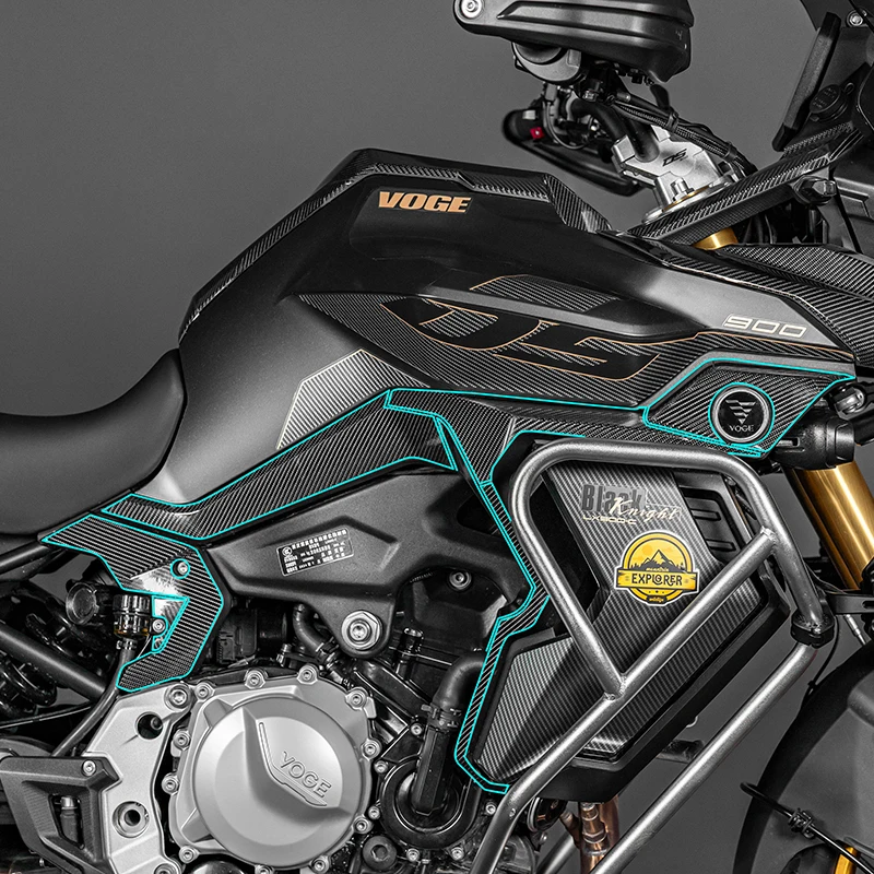 

FOR VOGE DS900X Motorcycle Carbon Fiber Fairing Kits - Scratch-Resistant, Bubble-Free, Pasted On Body Paint Parts Accessories