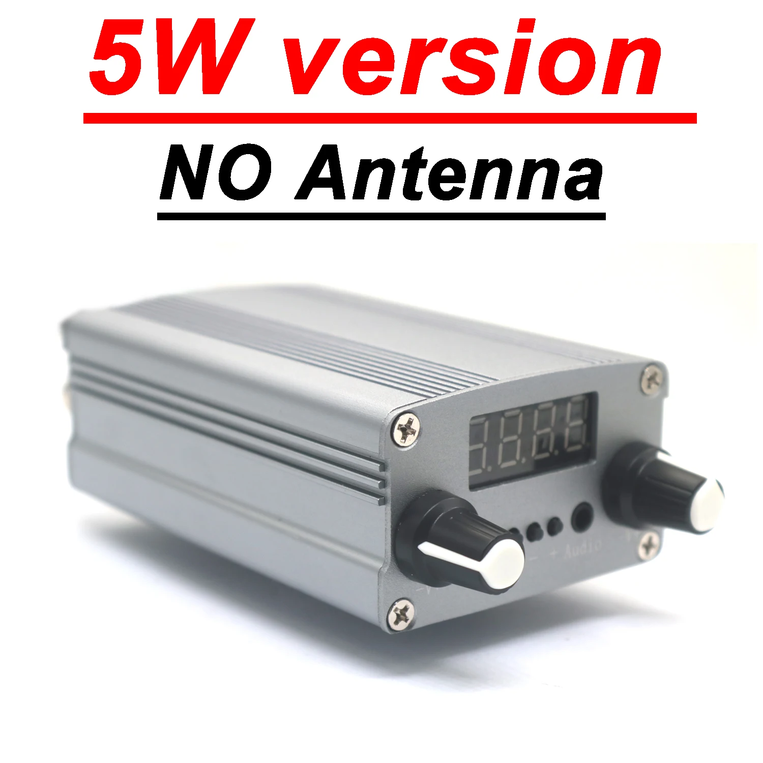 DYKBmetered 0,5 W/5 W Wireless FM Sender LED Digital Stereo FM Sender FÜR Broadcast Campus Radio Station Auto kirche Kino Theater 3