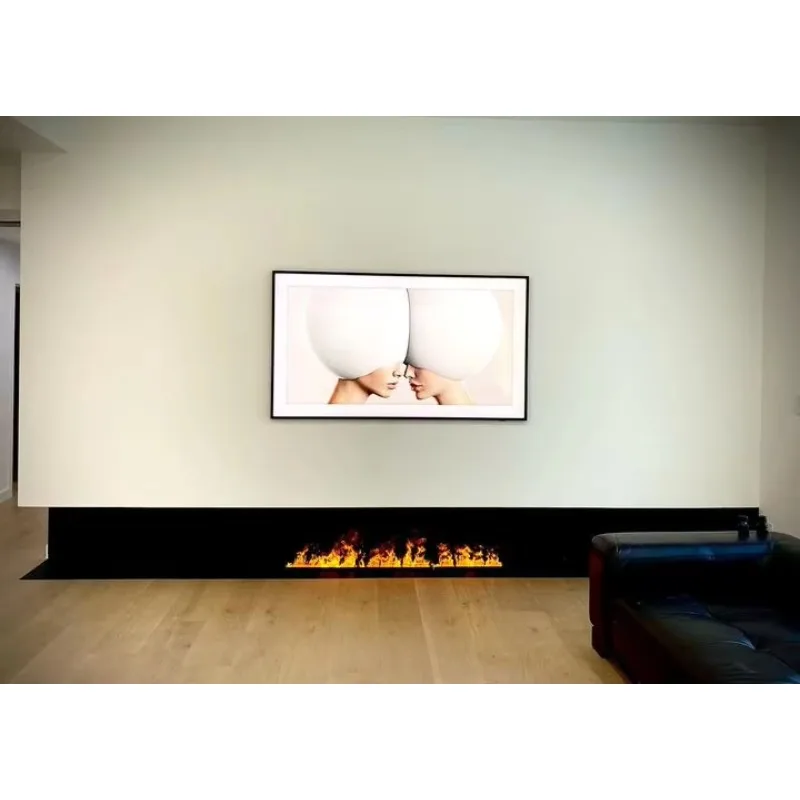 【Best-selling】50/60/70 Inch Wall Recessed Fireplaces Water Mist Electric Fireplace Simulation Flame Effect Decoration