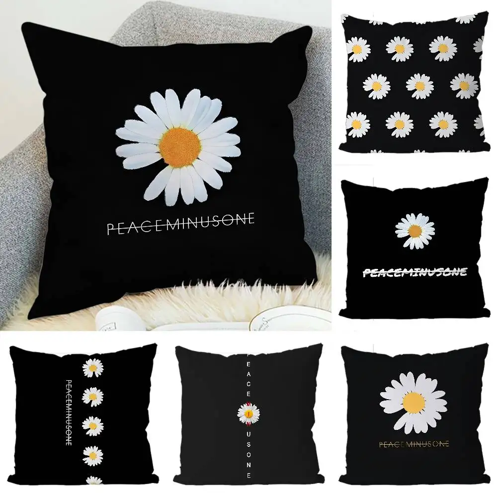 

Peaceminusones Banner Pillow Case Luxury Double-sided For Car Pillows 45x45 Cushions Cover Home And Decoration Sofa Pillowcase 5