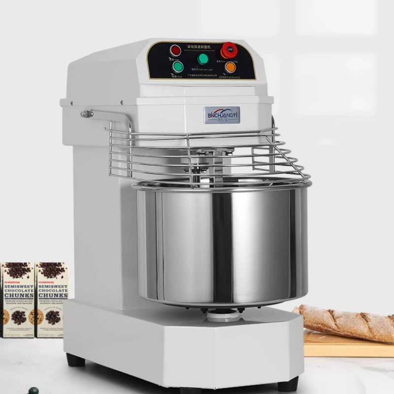 

Commercial Dough Mixer H20H30: Dual-Motion, Dual-Speed Silent Inverter Kneading Machine, 25kg Mixer Dough Equipment JT40
