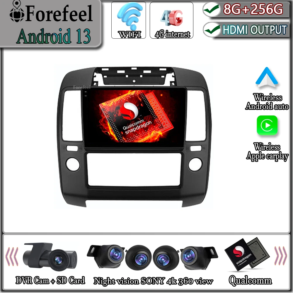 

Intelligent System Android 13 For Nissan Navara 3 D40 2004 - 2010 CPU HDR Monitor Autoradio Navigation GPS Video Multimedia CPU