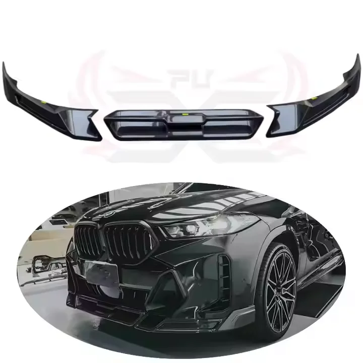 

FD Style Carbon Fiber Front Bumper Front Lip Spoiler For BMW X6 G06 lci 2023-2024 Body Kit