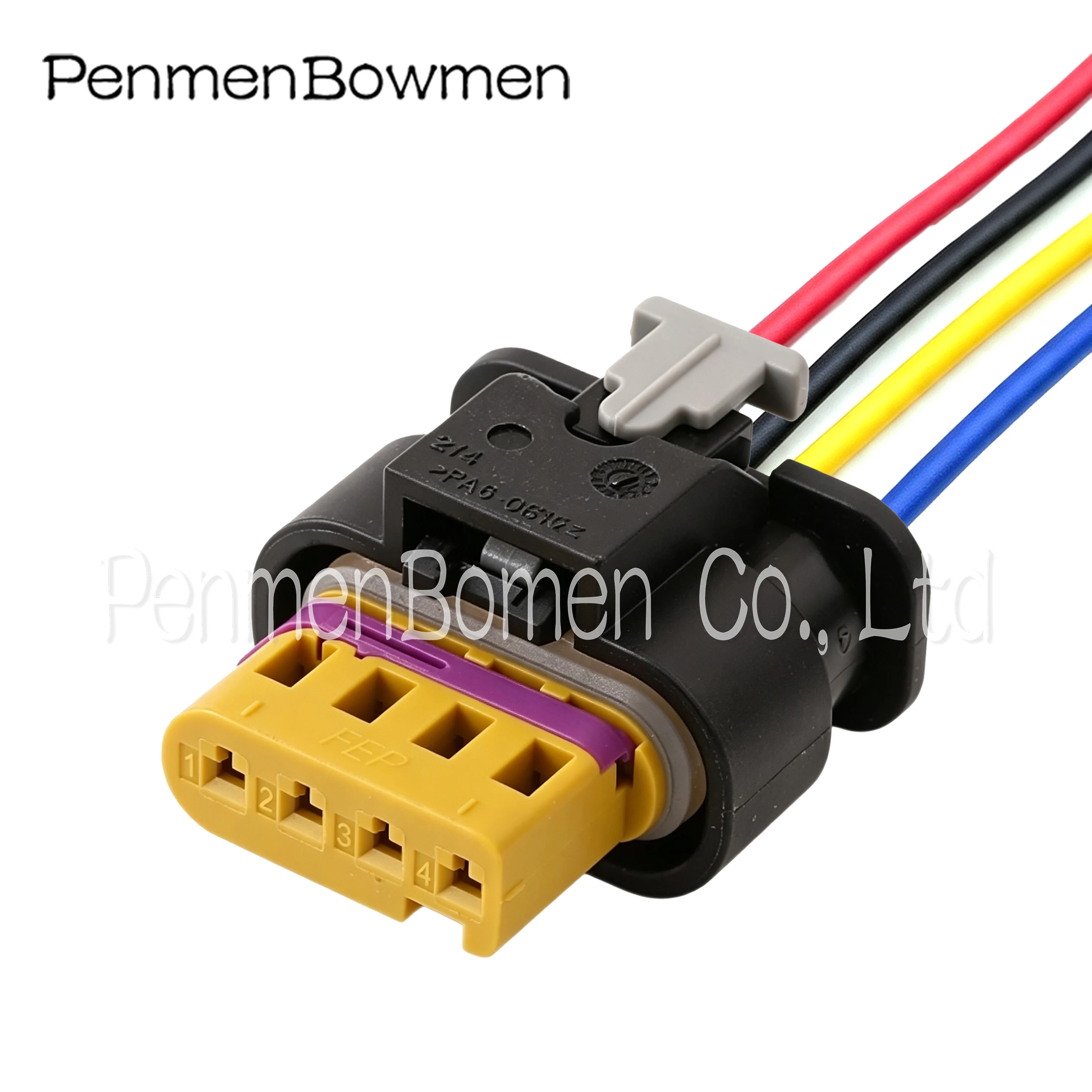 1 Set 4 Pin Mass Air Flow Meter Sensor Wire Harness Plug Automotive MAF Sensor Connector 4H0973704C
