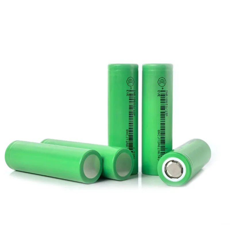 10-100pcs EVE 25P INR 18650 Battery 2500mAh Capacity CDR 20A 3.7V Lithium-ion Battery Cell Rechargeable For Electric Scooter Toy
