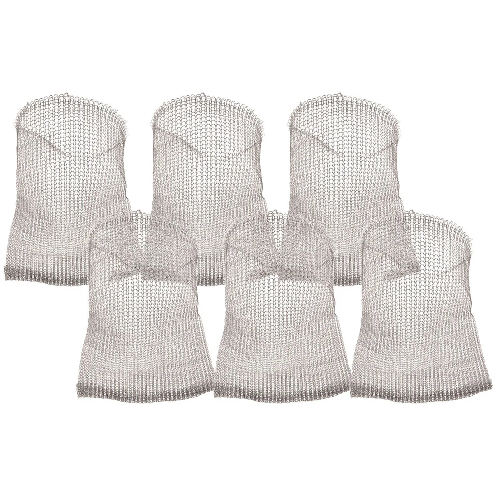 

6 Pcs Hamper Cord Protector Plant Root Protection Basket Protecting Supplies Protectors Mesh Bag Gardening Net Flower