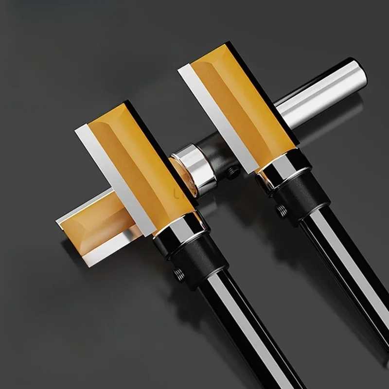1pc Woodworking Milling Cutter Aluminum Alloy Tungsten Steel DIY Tool Ball Bearing Easy To Carry Grooving and Trimming Artifact