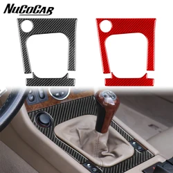 For BMW Z3 1998-2002 Carbon Fiber Central control Gear Shift Panel Trim Cover Car Interior Accessories Decorative Stickers