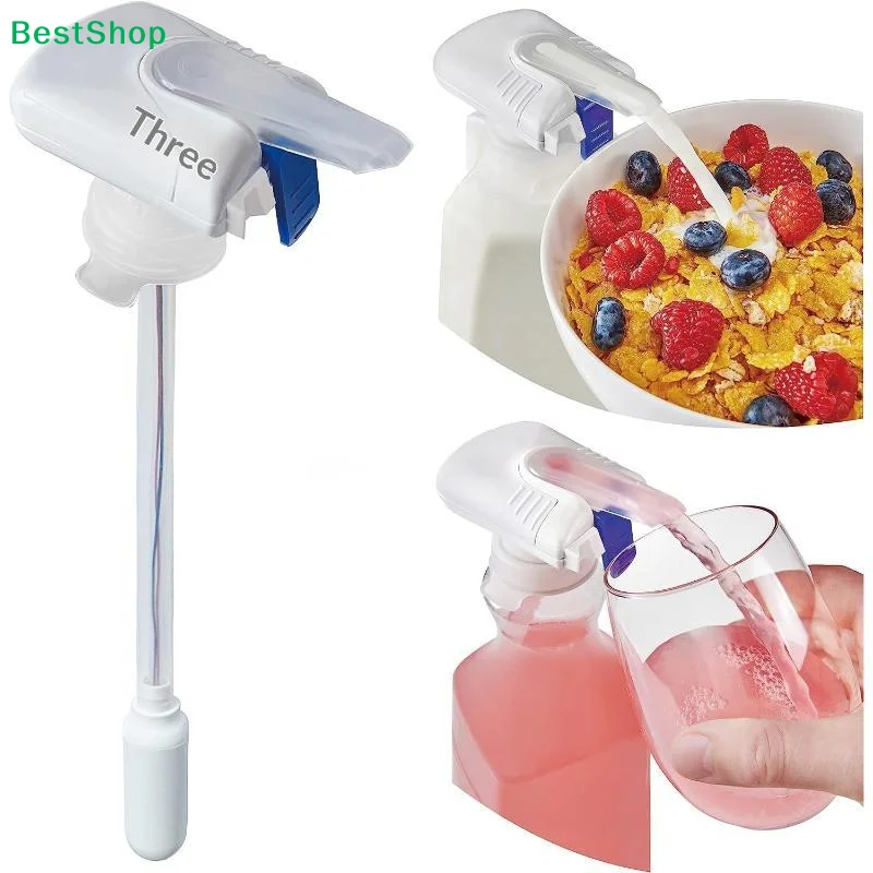 Fully Automatic Suction Pump Anti Overflow Straws Mineral Water Bucket Suction Tool Automatic Beverage Straw Beverage Dispenser