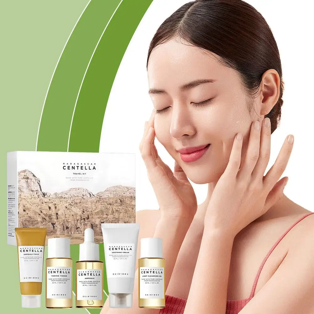 Skin1004 Centella Asiatica Toner crema blanqueadora aceite limpiador esencia Facial Coreanos suero tamaño de viaje cuidado de la piel