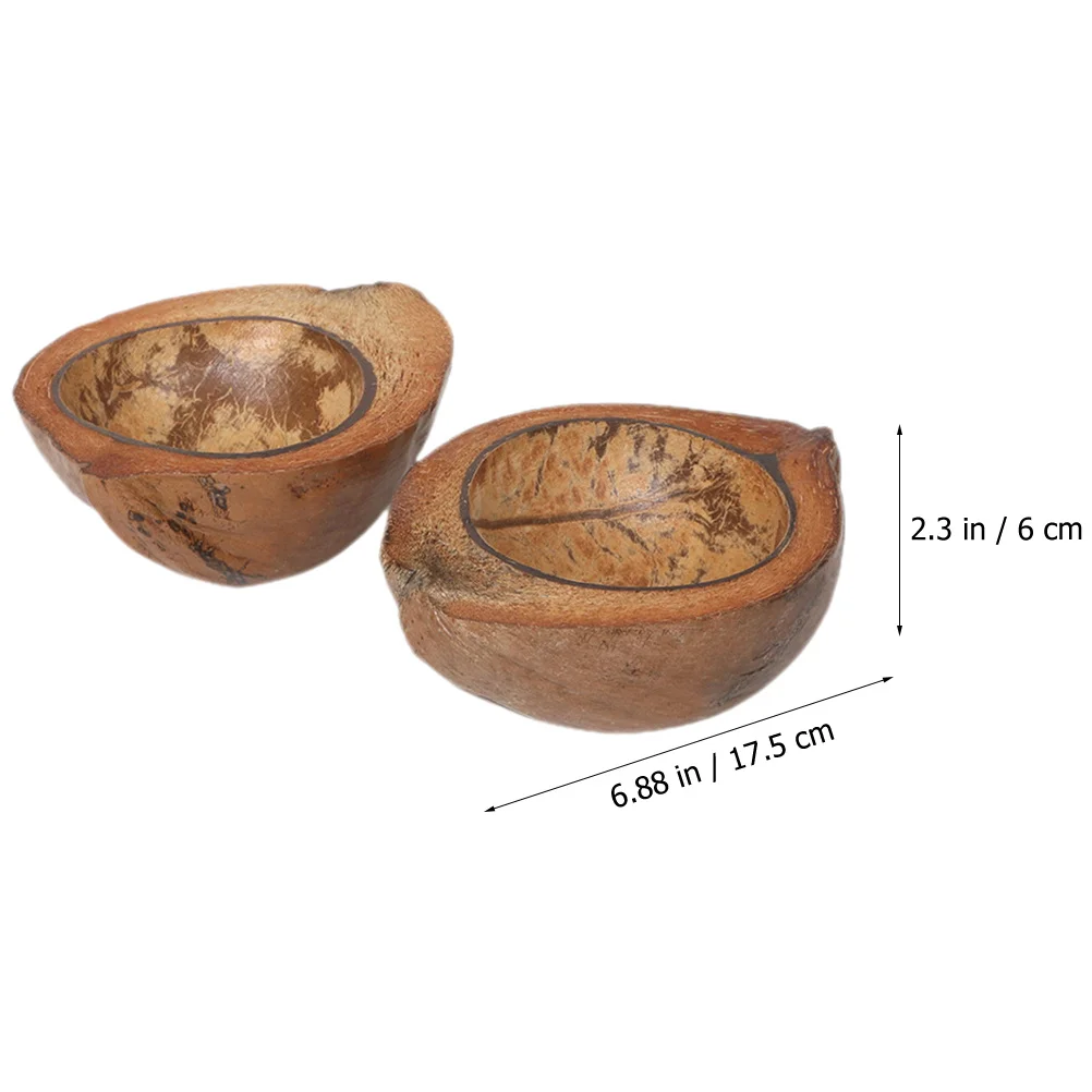 

2Pcs Coconut Shell Holders Boho Style for DIY Candles Tropical Beach Decor Hawaiian Party Table Centerpieces Home Decor