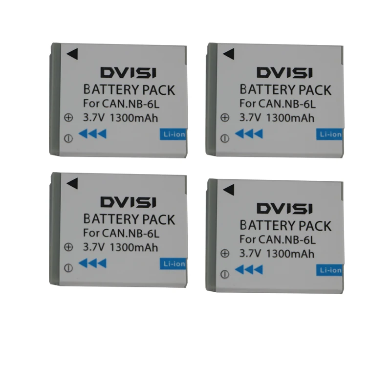 NB-6L NB 6L NB-6LH batteria agli ioni di litio per Canon Power-shot SX520 HS SX530 SX600 SX610 SX700 SX710 IXUS 85 95 200 210 105