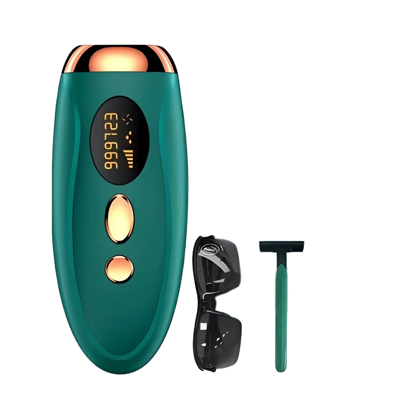 Épilateur laser IPL HOMEFISH pour femmes, corps, bikini, visage, 990 000 flashs, épilation permanent