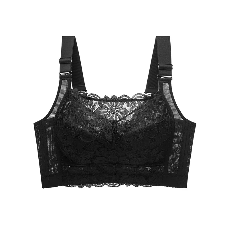 

Sexy Lace Seamless Large Size Women's Vest Bra Comfortable Breathable Beauty Back Vest Sleep Bra Gathered Wrapped Chest Tube Top