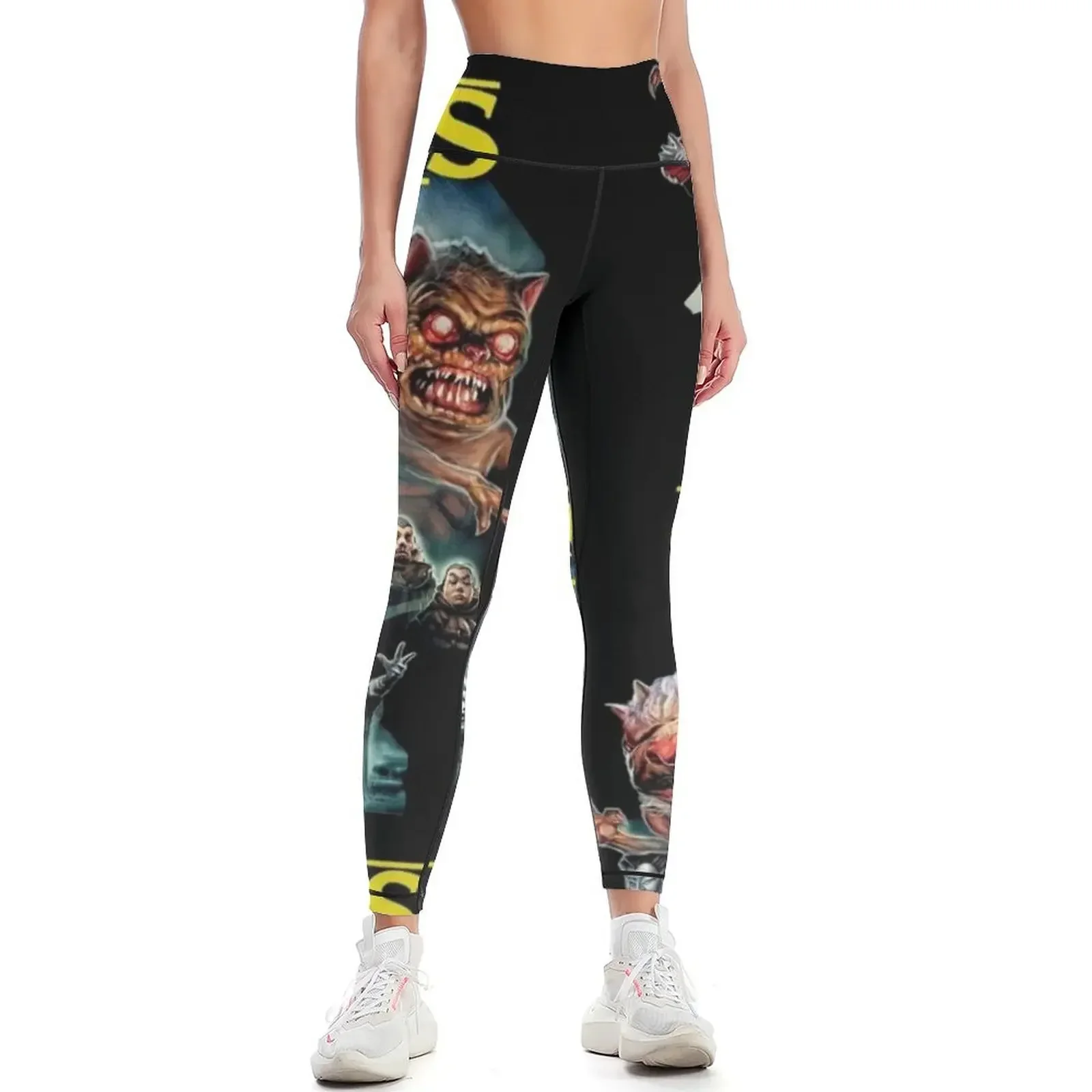 

Ghoulies Art Леггинсы Женские брюки спортивные рубашки тренажерный зал Женские спортивные брюки спортивные женские леггинсы