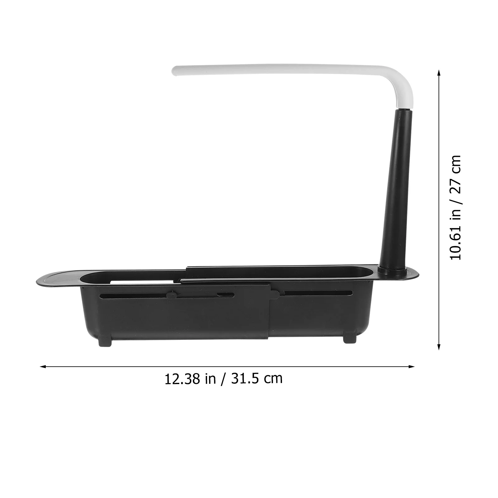 

Telescopic Sink Expandable Plastic Sponge Holder Kitchen Storage Organizer Drying Towel Drying Stand Rack Dishcloth Stand