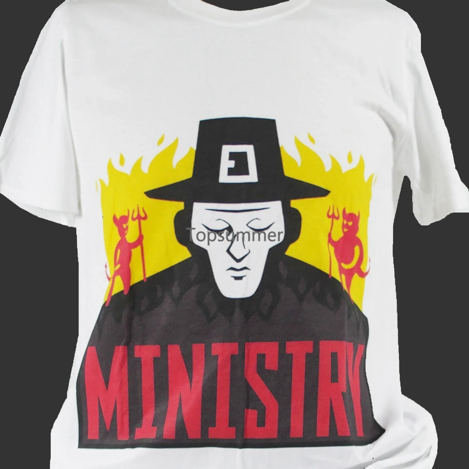 Ministry Industrial Metal Rock T-Shirt Laibach Kmfdm S M L Xl 2Xl 3Xl