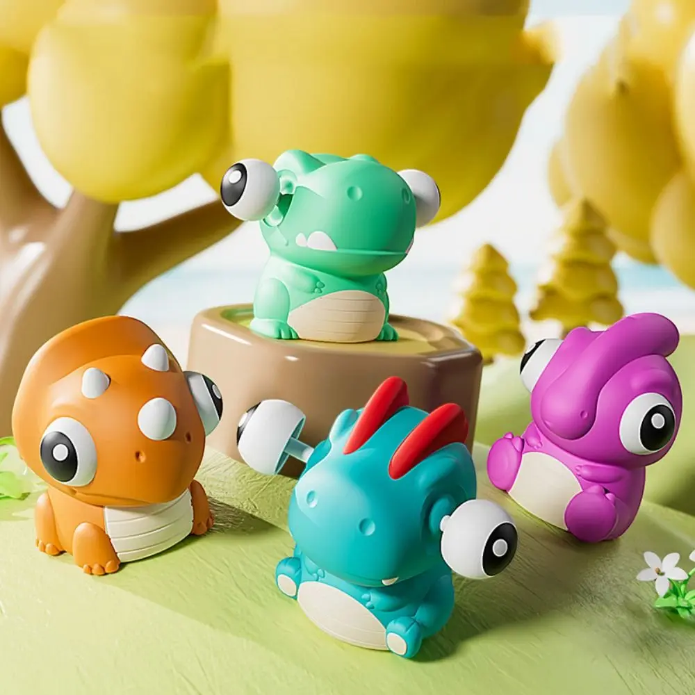 2 adet Tyrannosaurus Rex Patlama Göz Sıkma Oyuncak Kurbağa Triceratops Karikatür Hayvan Fidget Oyuncak Yenilik Bebek Yaratıcı