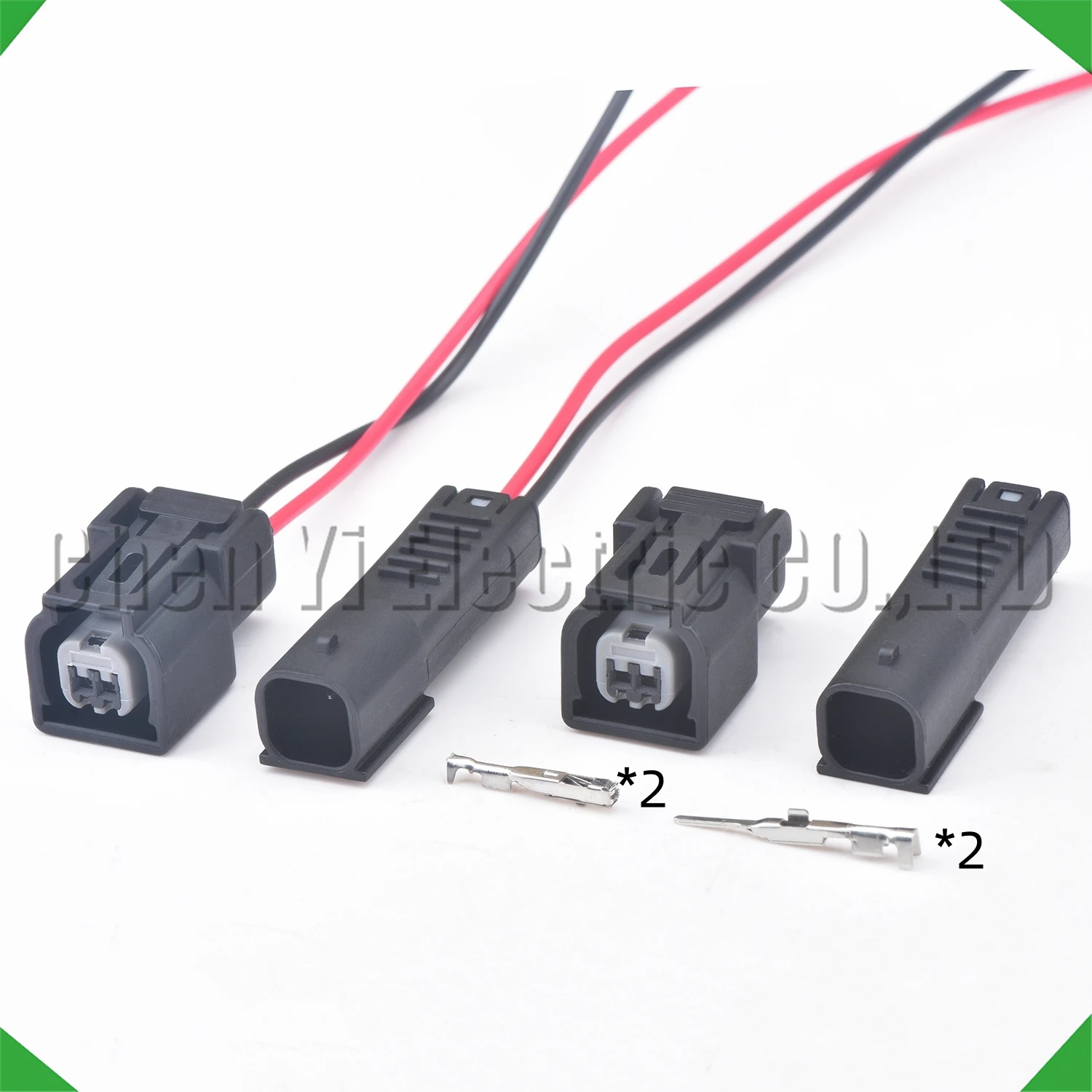 2 pin Automobile Fuel Injector Electronic Waterproof Connector Wire harness Plug CB400 6189-6904 For Honda