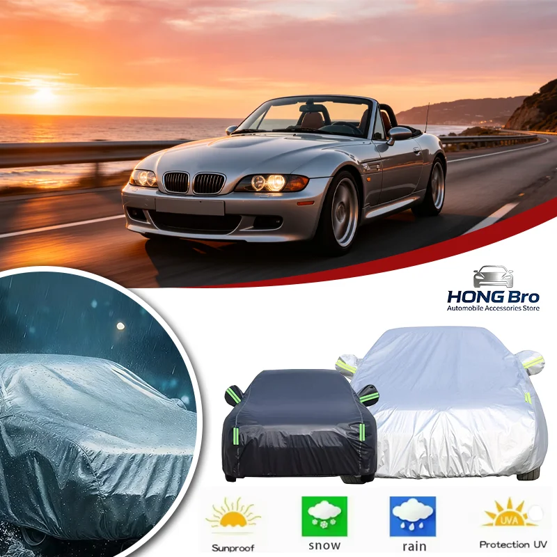 

For BMW Z3 1996-2025 Sun Shade, Anti-UV, Rain Snow Dust Protection, Windproof Auto Cover Waterproof Full Car Cover