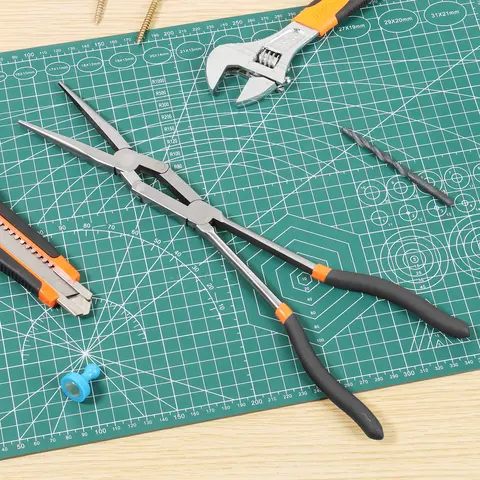 편안한 그립 손잡이가 있는 장거리 플라이어, 고탄소강 바늘 코 플라이어, 이중 복합 조인트, 긴 플라이어