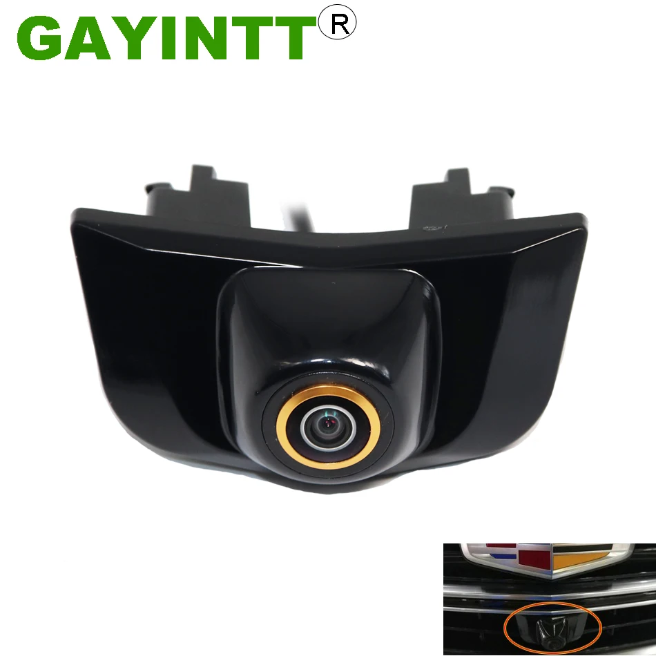 

GAYINTT 170° Car Front View Camera For Cadillac XTS-L 2016 2017 2018 Waterproof Night Vision Vehicle CCD Parking