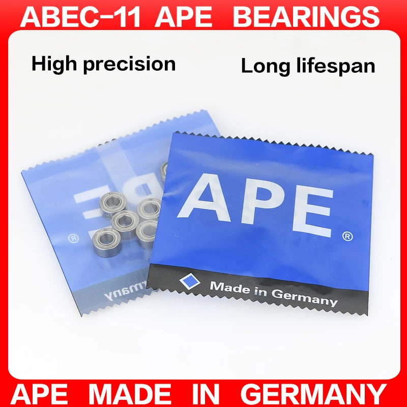 10-100pcs ABEC-11 Germany APE MR85ZZ SMR85ZZ675ZZ Bearing 5x8x2.5 mm L-850ZZ MR85 675 5x8x2 mm ZZ Micro Precision Ball Bearings