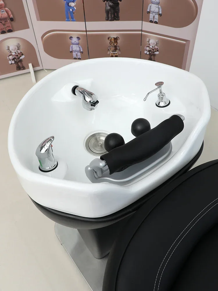 High end Japanese electric lifting shampoo bed and hair salon dedicated rotating seat