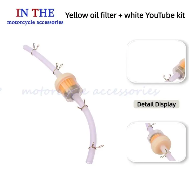 

6mm Motorcycle Plastic Fuel Oil Filter Pipes Dirt Bike Hose Line Petrol Pipe Fuel Gasoline Tubes Motorcycle Accessories