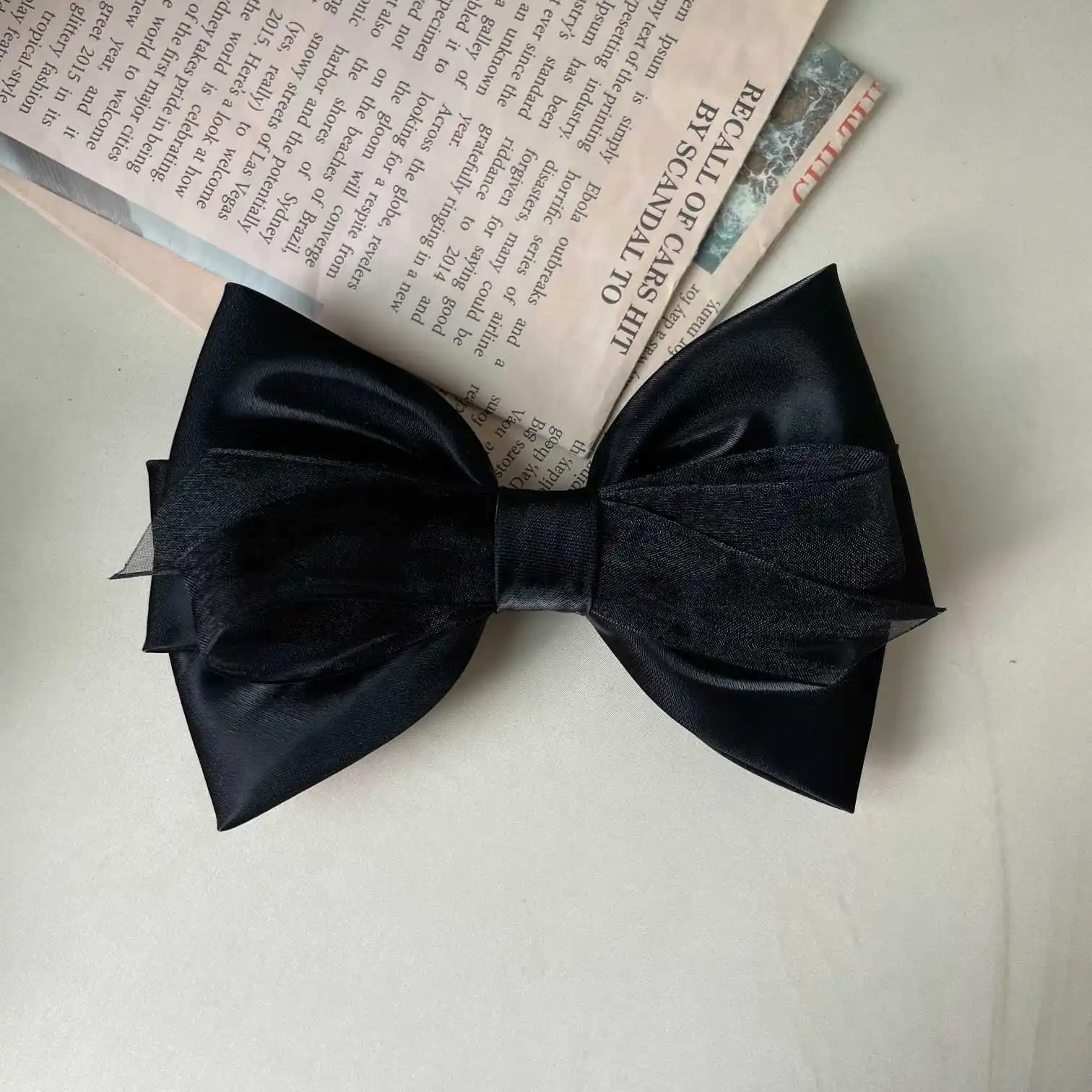 

Корейский Ins простой тканевый бант атласный бант DIY ювелирные изделия аксессуары для волос головной убор