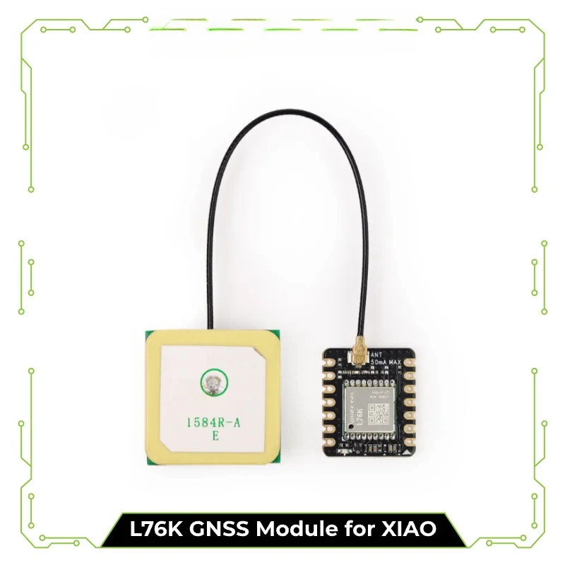 XIAO-L76K-GNSS-Board GNSS Dodatkowy moduł dla Seeed Studio XIAO - Interfejs UART, Mini GPS/Tracker, Powered By Quectel L76K
