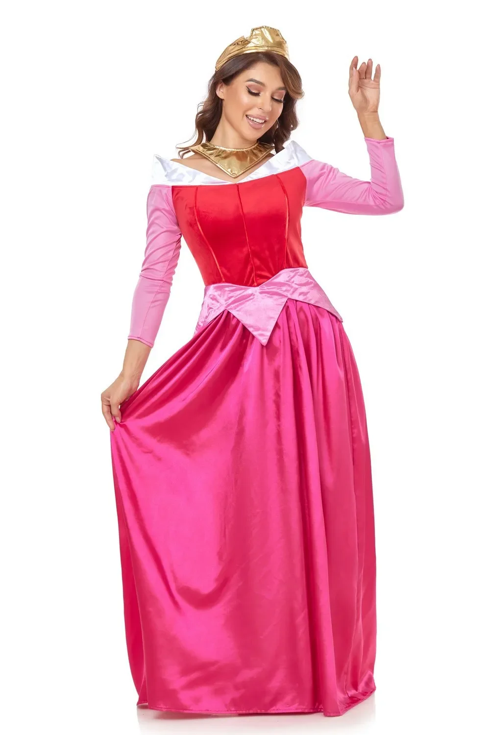 Anime Sleeping Beauty Cosplay Aurora Princess Stage Costume