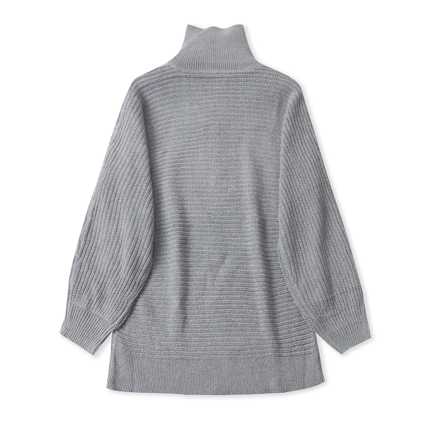 Autumn Winter Women's Loose Long Sve Knitwear Collared Versatile Slimming Sli Casual Faionable Polyester Fiber