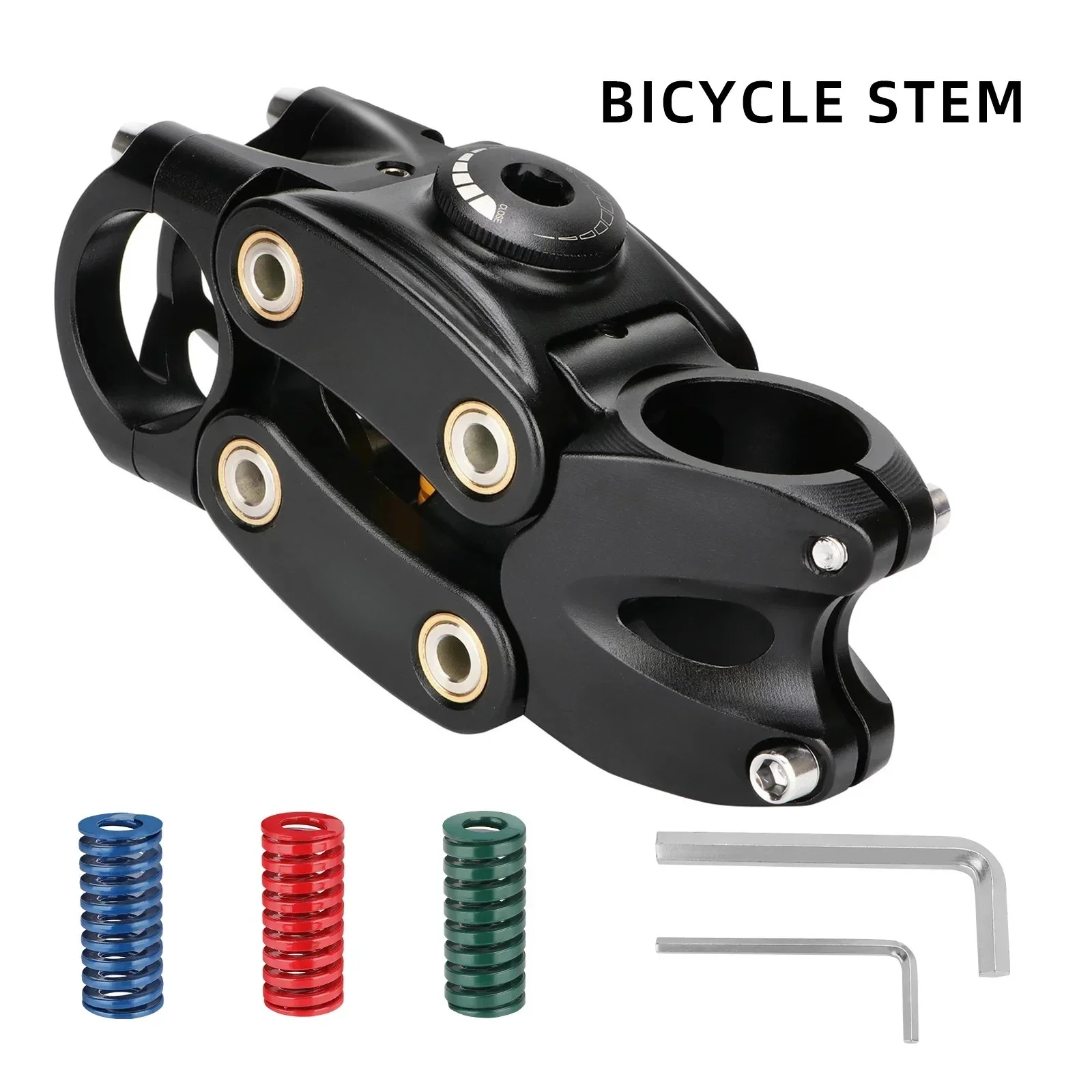 damping-bicycle-stem-aluminum-alloy-high-strength-with-shock-absorption-for-318mm-bike-handlebar-286mm-fork-caliber