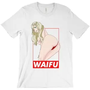 Anime Waifu Ann Ecchi, Sexy, Lewd, Fetish T-Shirts
