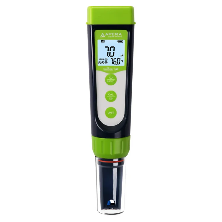 

Veidt Weighing Apera GroStar GS1 pH Pen Tester IP67 Pen Type EC TDS Meter for Industrial Use pH Salinity Conductivity ORP Meter